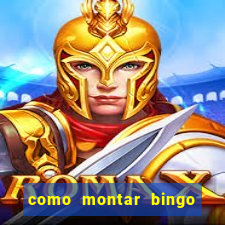 como montar bingo brinquedos toia