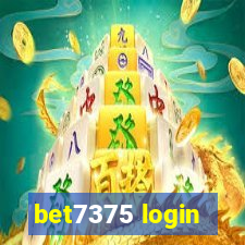 bet7375 login