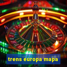 trens europa mapa