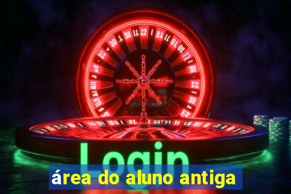 área do aluno antiga