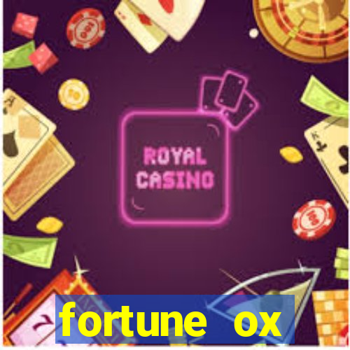 fortune ox horários pagantes