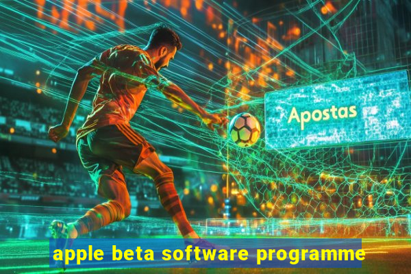 apple beta software programme