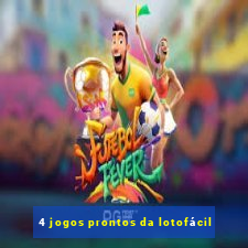 4 jogos prontos da lotofácil