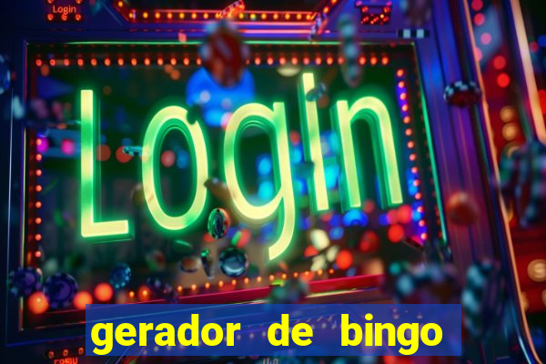 gerador de bingo cha de bebe