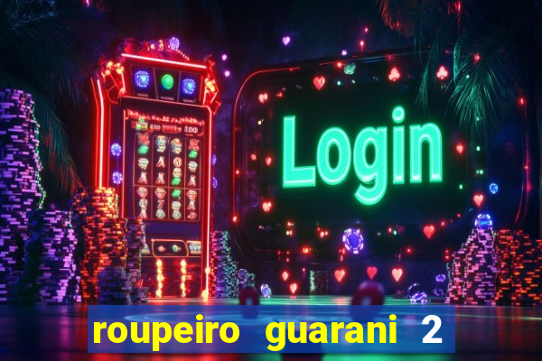 roupeiro guarani 2 portas de correr com espelho