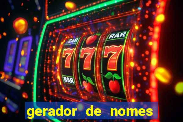 gerador de nomes para jogos