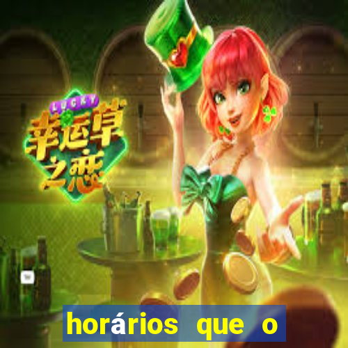 horários que o fortune dragon paga