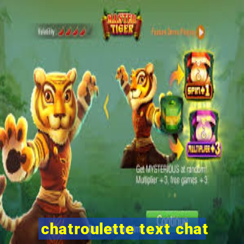 chatroulette text chat