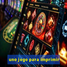 uno jogo para imprimir