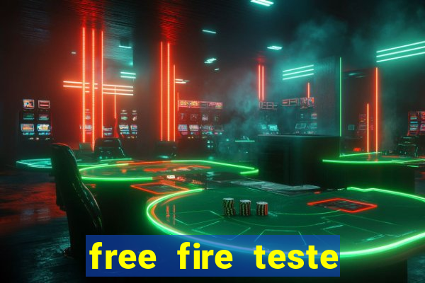 free fire teste grátis jogar agora